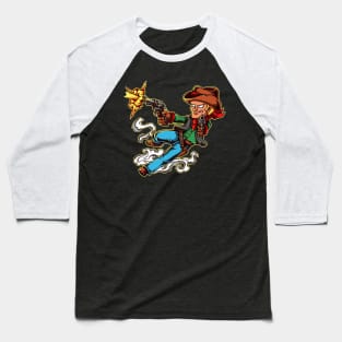 Ned the Gunslinger Baseball T-Shirt